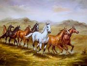 unknow artist Horses 014 oil on canvas